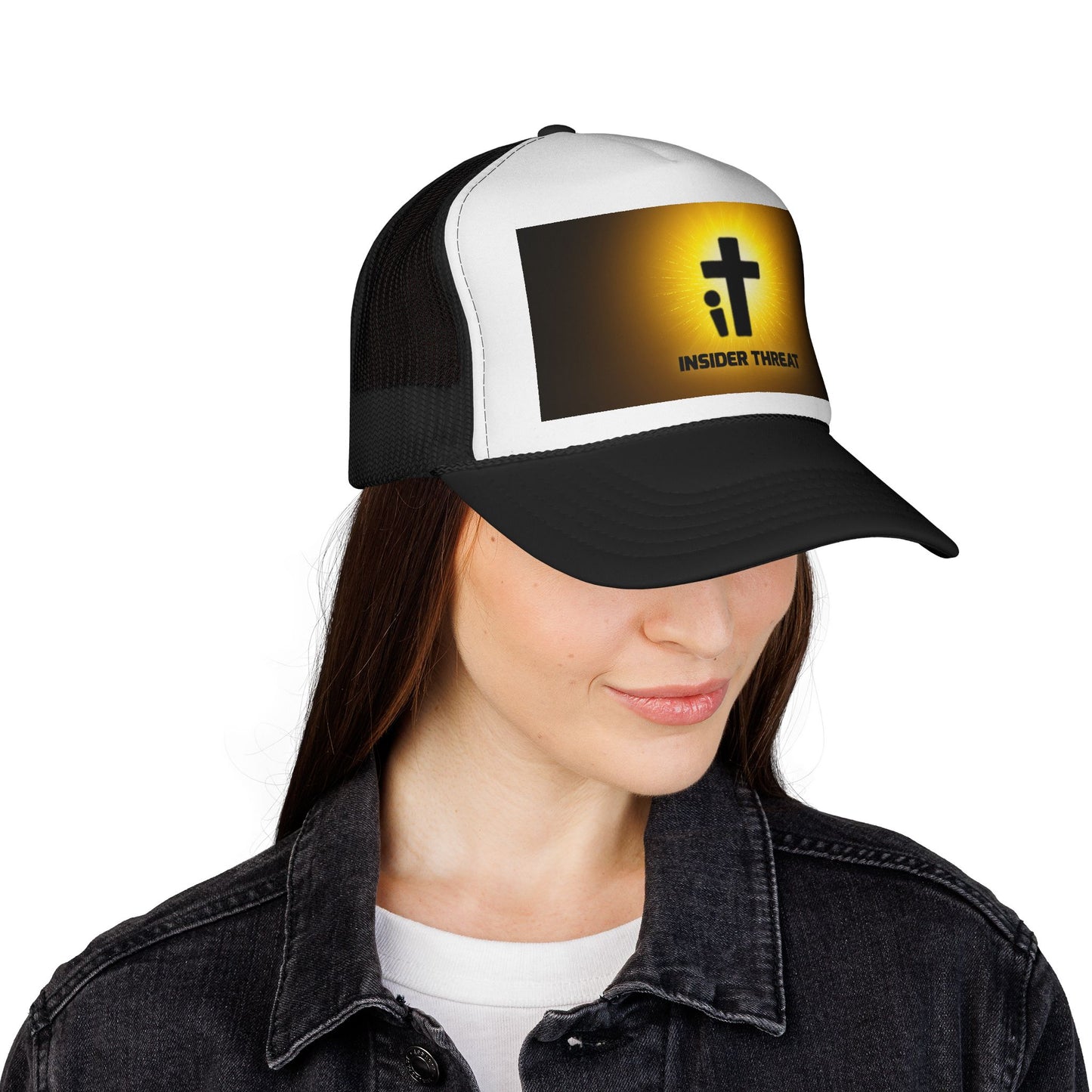 Insider Threat Trucker Cap, Cool Outdoor Hat, Unique Gift, Religious Cap, Men’s/Women’s Fashion Accessories